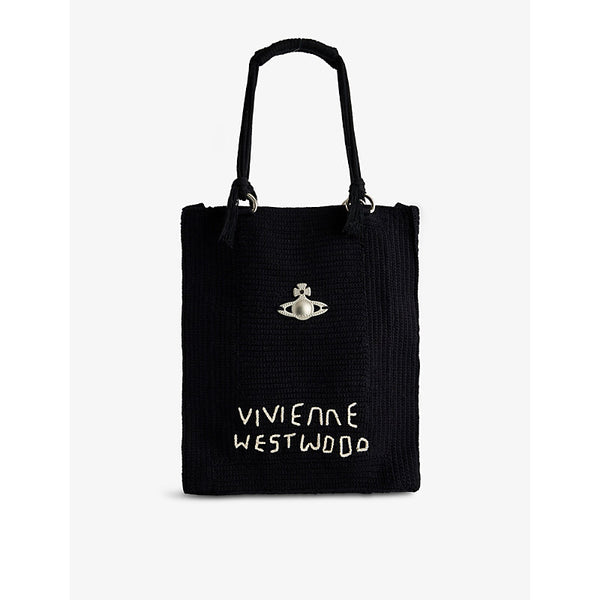 Vivienne Westwood Mabel large crochet tote bag