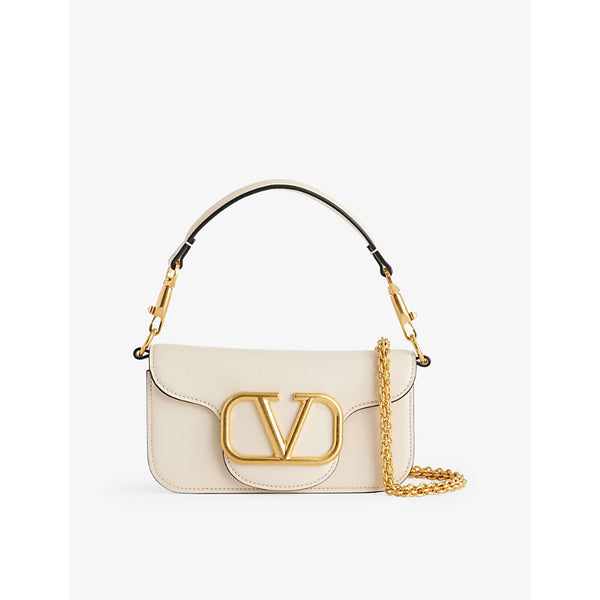 Valentino Garavani Locò VLogo small leather shoulder bag