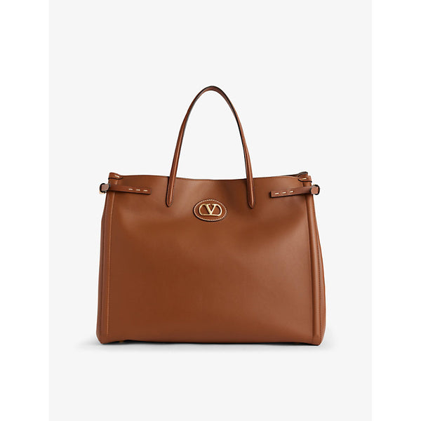 Valentino Garavani Antibes VLogo Signature large leather tote bag