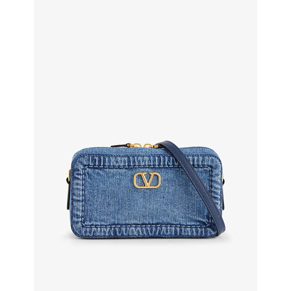 Valentino Garavani Alltime Mini Camera denim shoulder bag