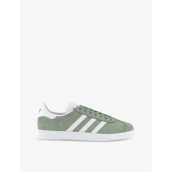 Adidas Gazelle logo-print suede low-top trainers | Adidas