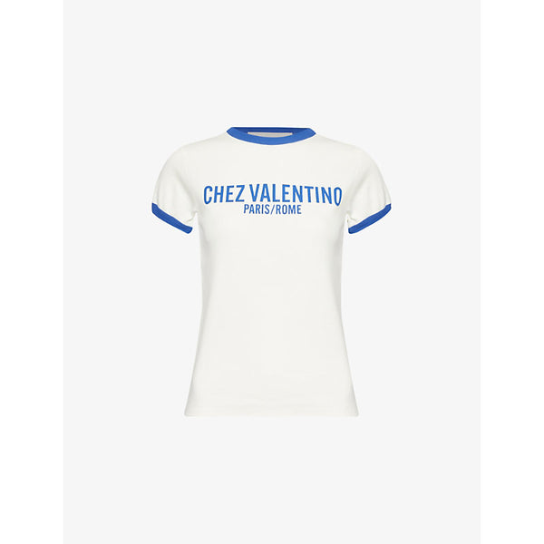 Valentino Garavani Regular-Fit Brand-Print Cotton-Jersey T-shirt