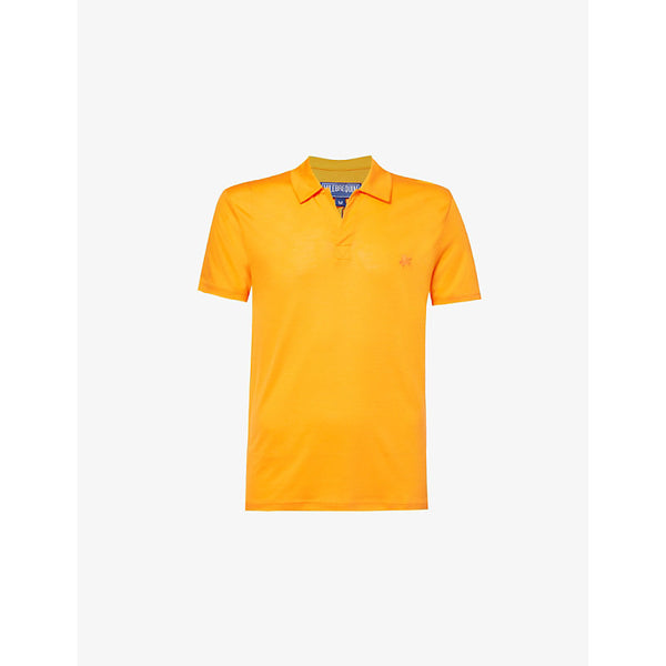 Vilebrequin Pirinol logo-embroidered woven polo shirt