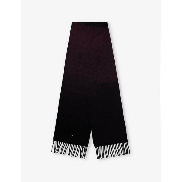 Rag & Bone Downing fringed wool and cashmere-blend scarf