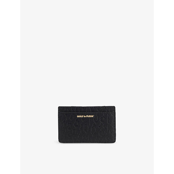 Golf Le Fleur Camo leather cardholder