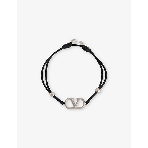 Valentino Garavani VLOGO cotton cord bracelet