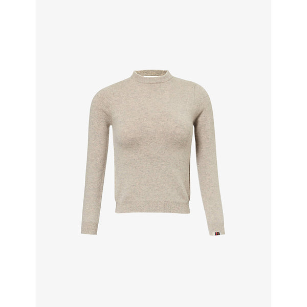 Extreme Cashmere n°98 kid crew-neck cashmere-blend knitted jumper