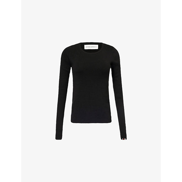 Extreme Cashmere Eel long-sleeve cotton and cashmere-blend top