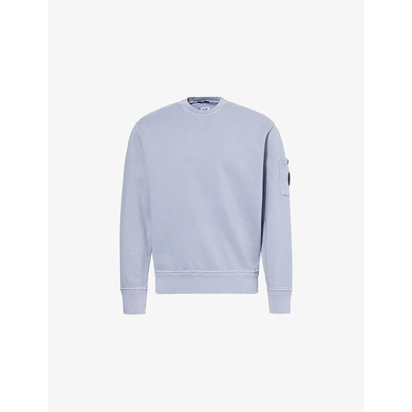 C.P. Company Crewneck Long-Sleeve Cotton-Jersey Sweatshirt