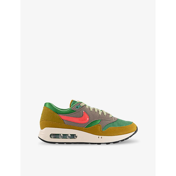 Nike Air Max 1 suede&nbsp;and mesh low-top trainers