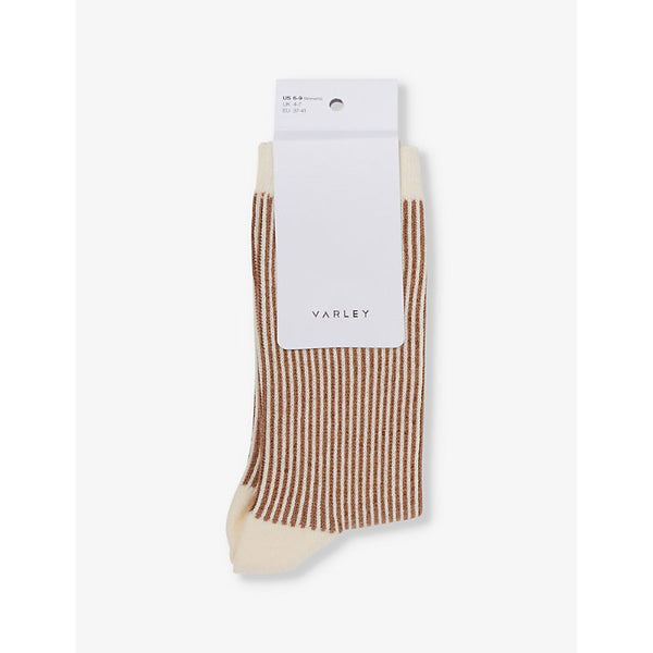 Varley Ormand Soft Stripe Knitted Socks