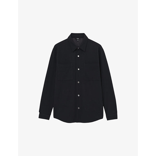 Reiss Fitzroy chest-pocket corduroy overshirt