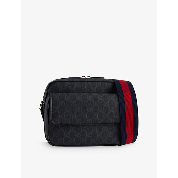 Gucci GG Small Coated-Canvas Crossbody Bag