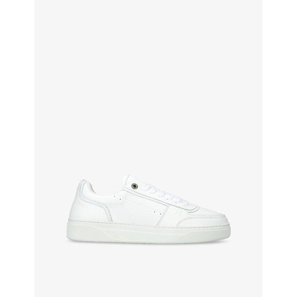 Represent Initial leather low-top trainers