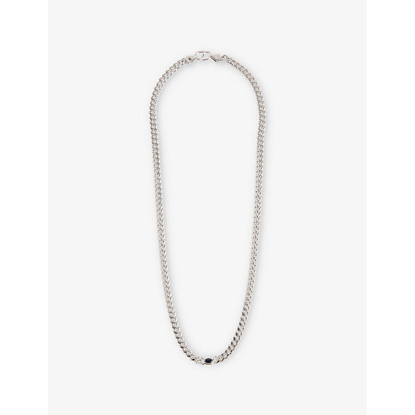 Pattaraphan Baby Ying rhodium-plated 925 sterling silver and black sapphire necklace