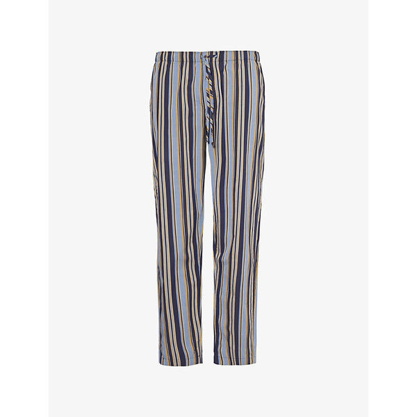 Hanro Night & Day Striped Straight-Leg Cotton Pyjama Bottoms