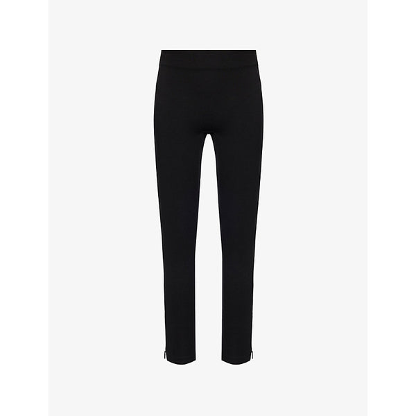 Spanx Active Ponte Zip-Cuff Stretch-Jersey Leggings