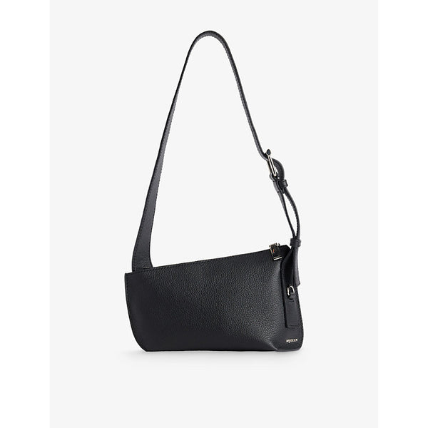 Alexander Mcqueen T-Bar Asymmetric Mini Sling Leather Bag