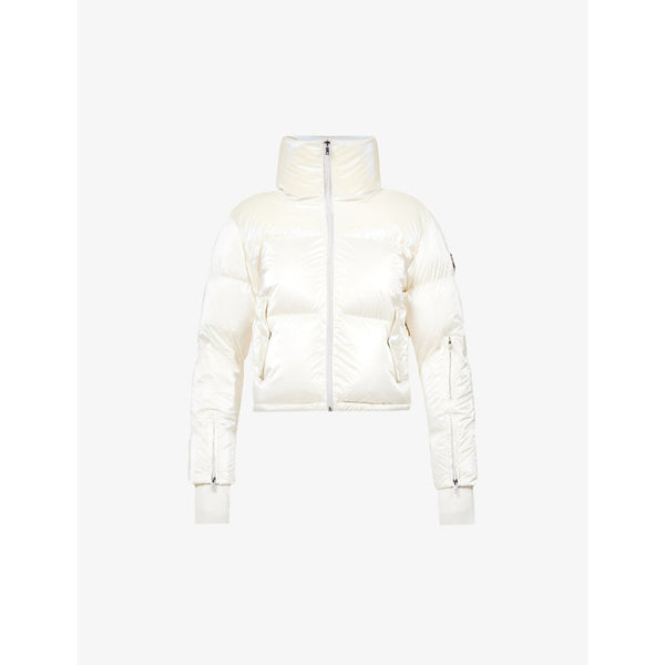 My Sunday Ski Muse cropped shell bomber ski jacket