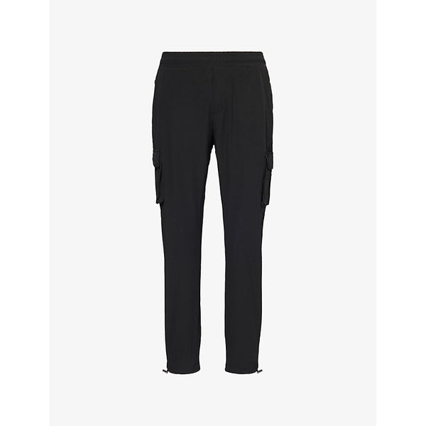 Arne Utility patch-pocket shell cargo jogging bottoms