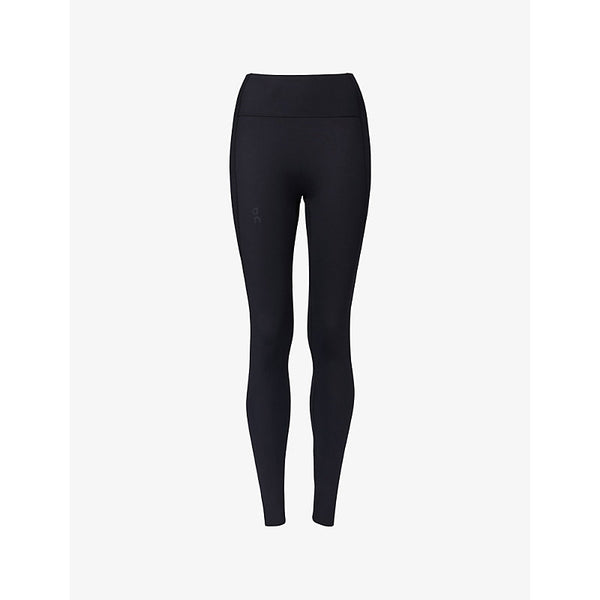 On-Running Studio Brand-Print Stretch-Woven Leggings