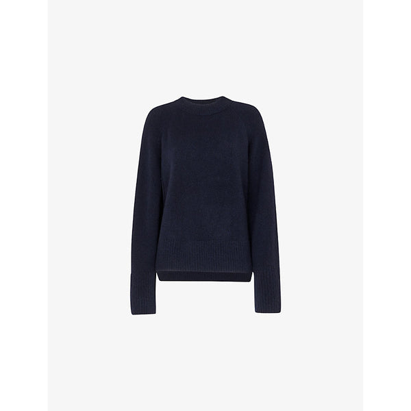 Whistles Side-Split Knitted Wool-Blend Jumper