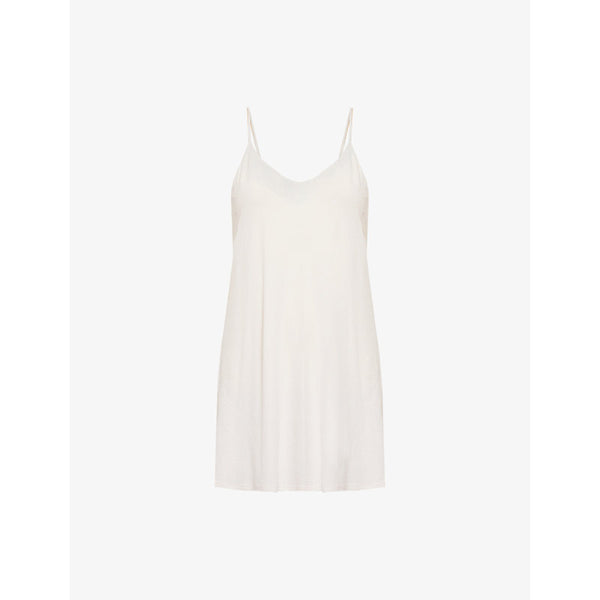 Skin Sexy Scoop-Neck Cotton Slip Dress