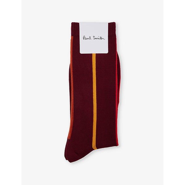 Paul Smith Crew-Length Cotton-Blend Socks