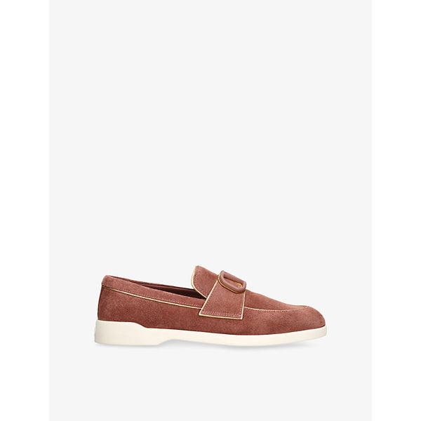 Valentino Garavani Leisure Flows Panelled Suede Loafers