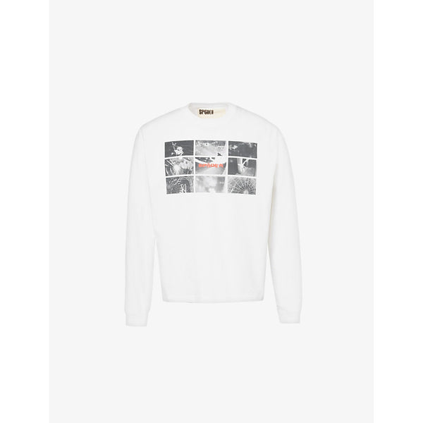 Sp5Der Crewneck Graphic-Print Cotton-Jersey T-Shirt