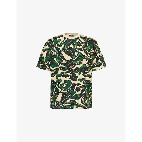 A Bathing Ape Marbling cotton-jersey T-shirt