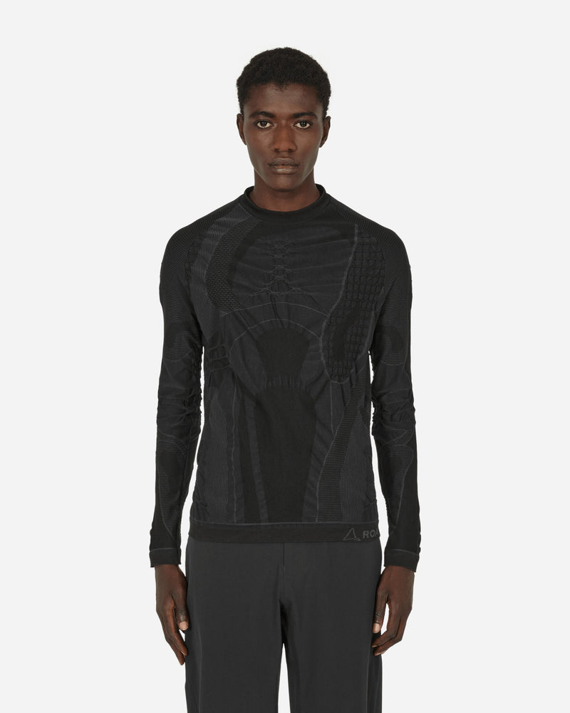 ROA Roundneck 3D Knit Grey / Black