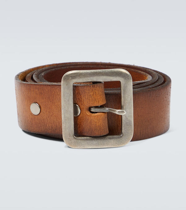 RRL Vincennes Medium leather belt