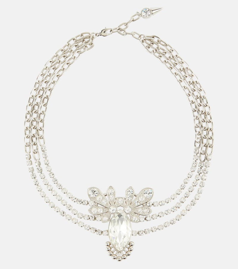 Rabanne Crystal-embellished necklace