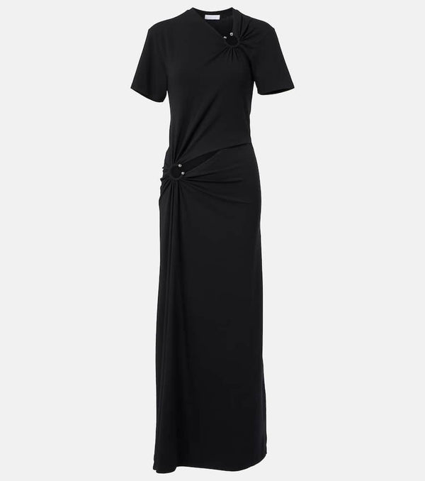 Rabanne Cutout jersey maxi dress