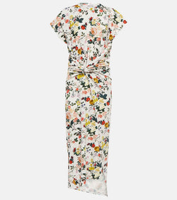 Rabanne Floral jersey midi dress | LYBSTORE