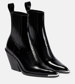 Rabanne Leather ankle boots | LYBSTORE