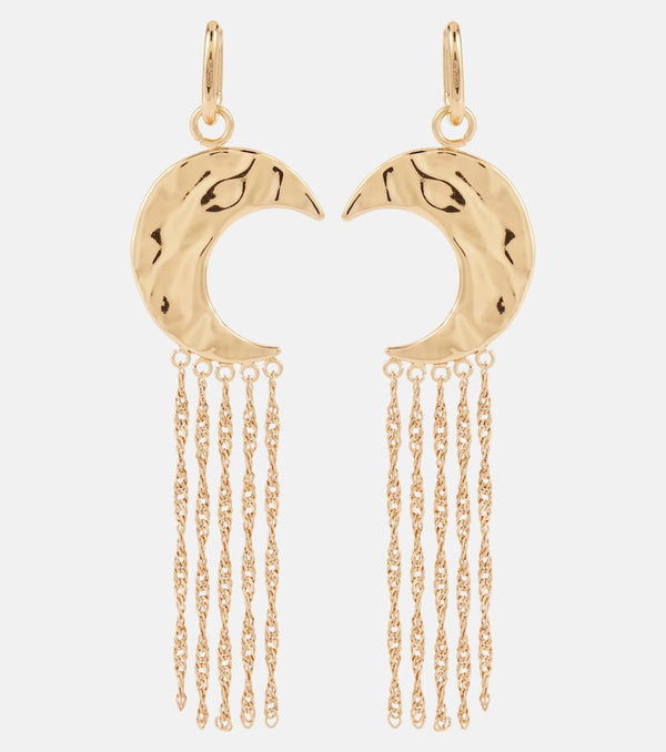 Rabanne Moon embellished earrings | LYBSTORE