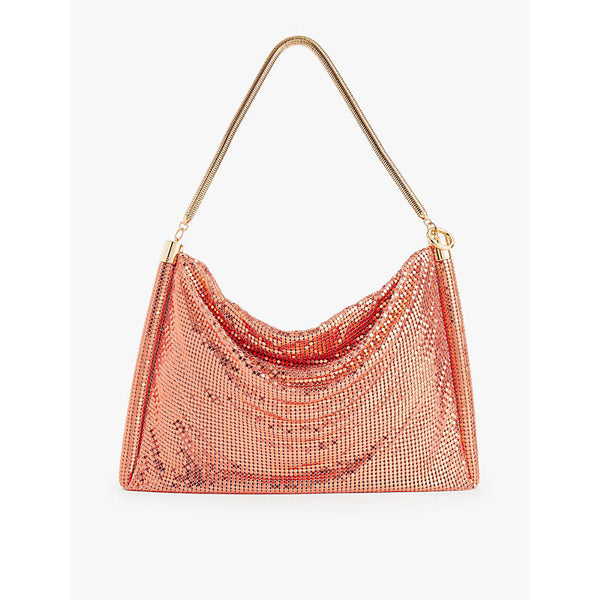 Rabanne Pixel Tube metal top-handle bag | LYBSTORE