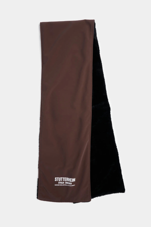 Stutterheim Rain Scarf Matte Dark Brown