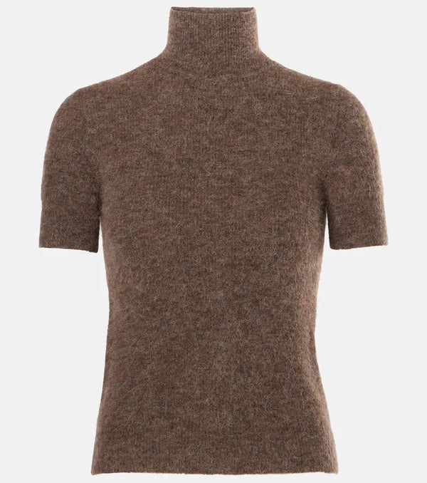 Ralph Lauren Collection Wool-blend turtleneck top | LYBSTORE