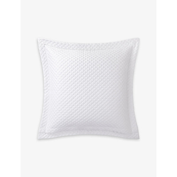 Ralph Lauren Home Argyle quilted organic-cotton pillowcase