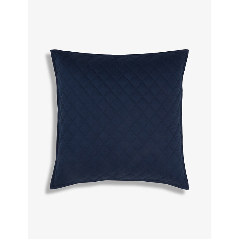 Ralph Lauren Home Cromwell square quilted cotton pillowcase 65cm x 65cm