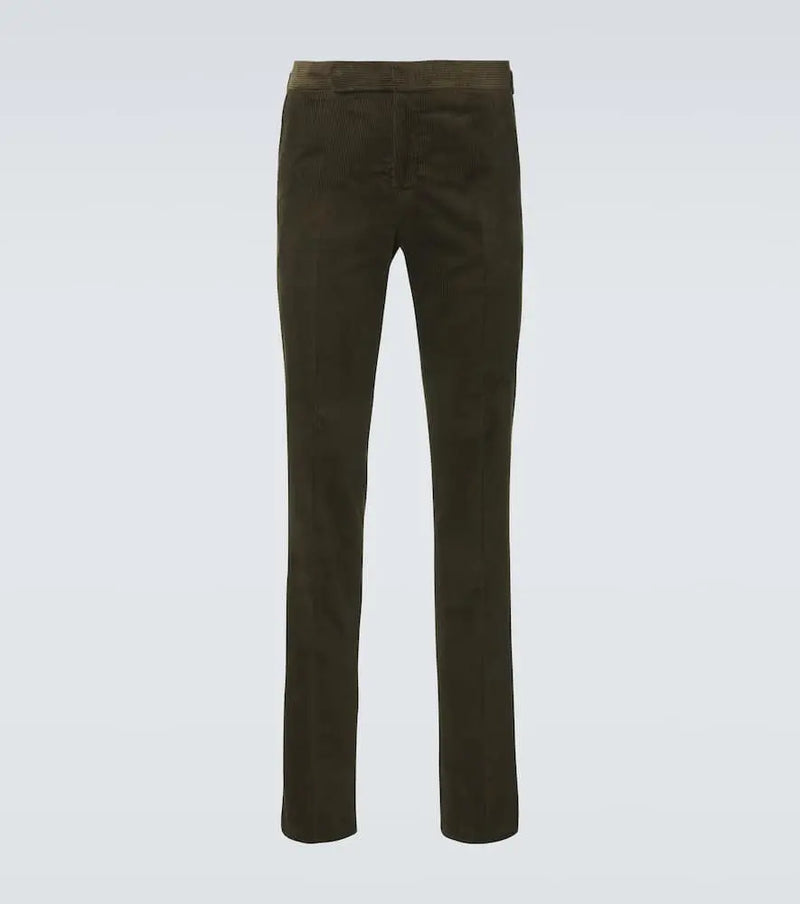 Ralph Lauren Purple Label Cotton corduroy slim pants