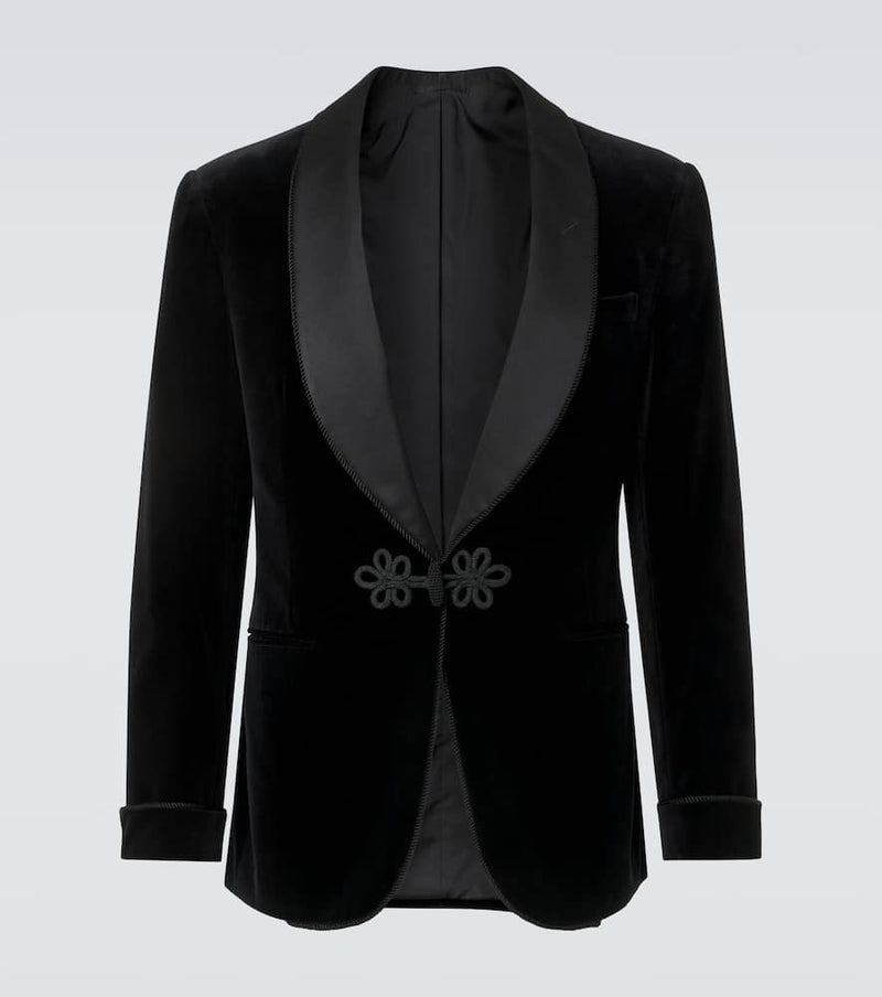 Ralph Lauren Purple Label Cotton velvet blazer