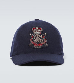 Ralph Lauren Purple Label Logo embroidered baseball cap