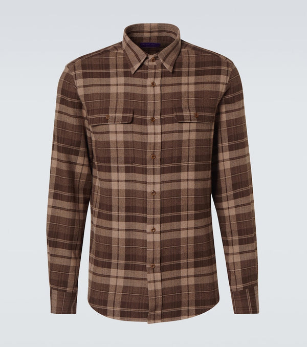 Ralph Lauren Purple Label Plaid cotton shirt