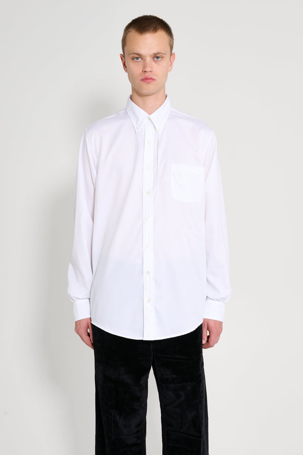 Random Identities Cut-Out Shirt White