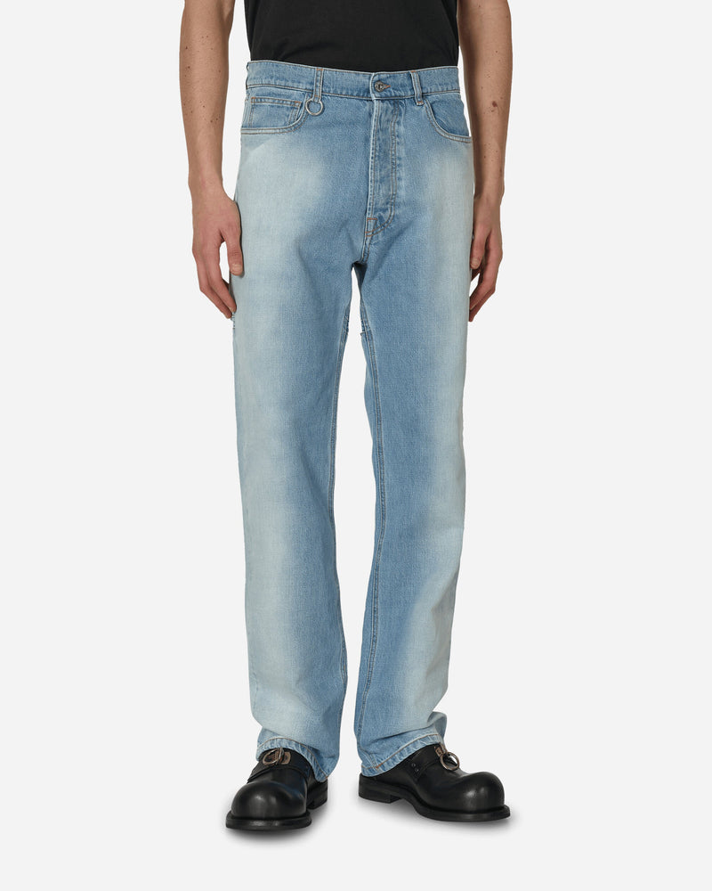 Random Identities Back Cut Denim Pants Blue