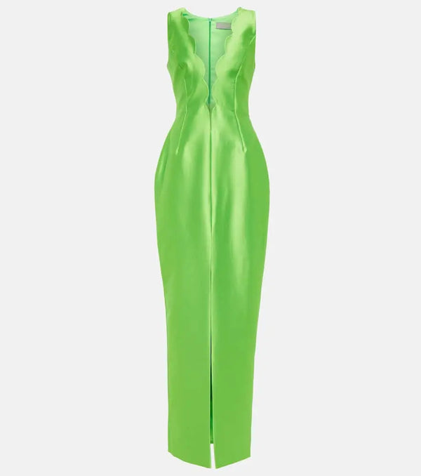 Rasario Cutout satin gown | LYBSTORE